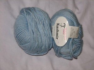 blue yarn