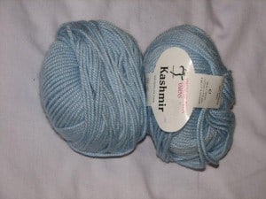 blue yarn