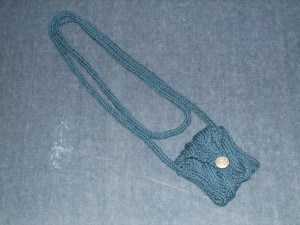 Finshed Cable Purse