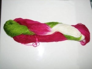 dyed at White Bear Fibers class