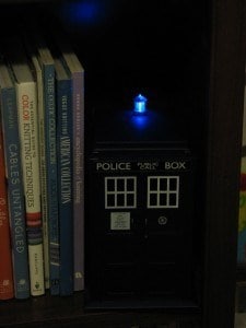 Tardis cookie jar