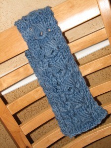 IMG_3795 Blue Estonian Stitch Cowl