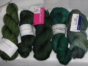 green yarn