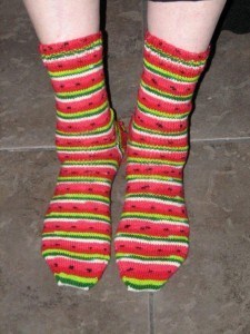 Watermelon Socks