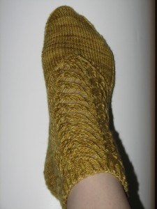 Gold socks