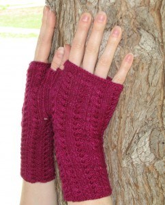 Purpley Red Mitts 5