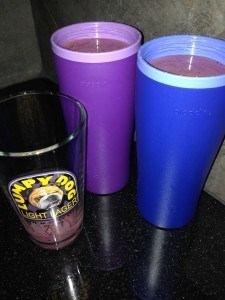 cups of smoothie