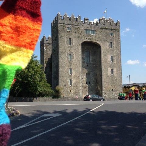 Bunratty Castle and Rainbow Sock